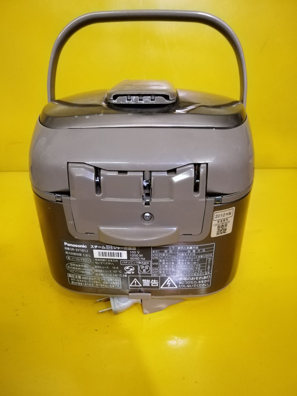 Panasonic SR-SY101J 2012年製 スチームIHジャー炊飯器 - 炊飯器・餅つき機