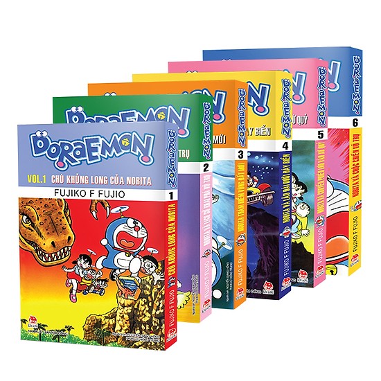 Sách - Combo Doraemon dài - 10 quyển (giao ngẫu nhiên) + bán kèm 1 bút viết