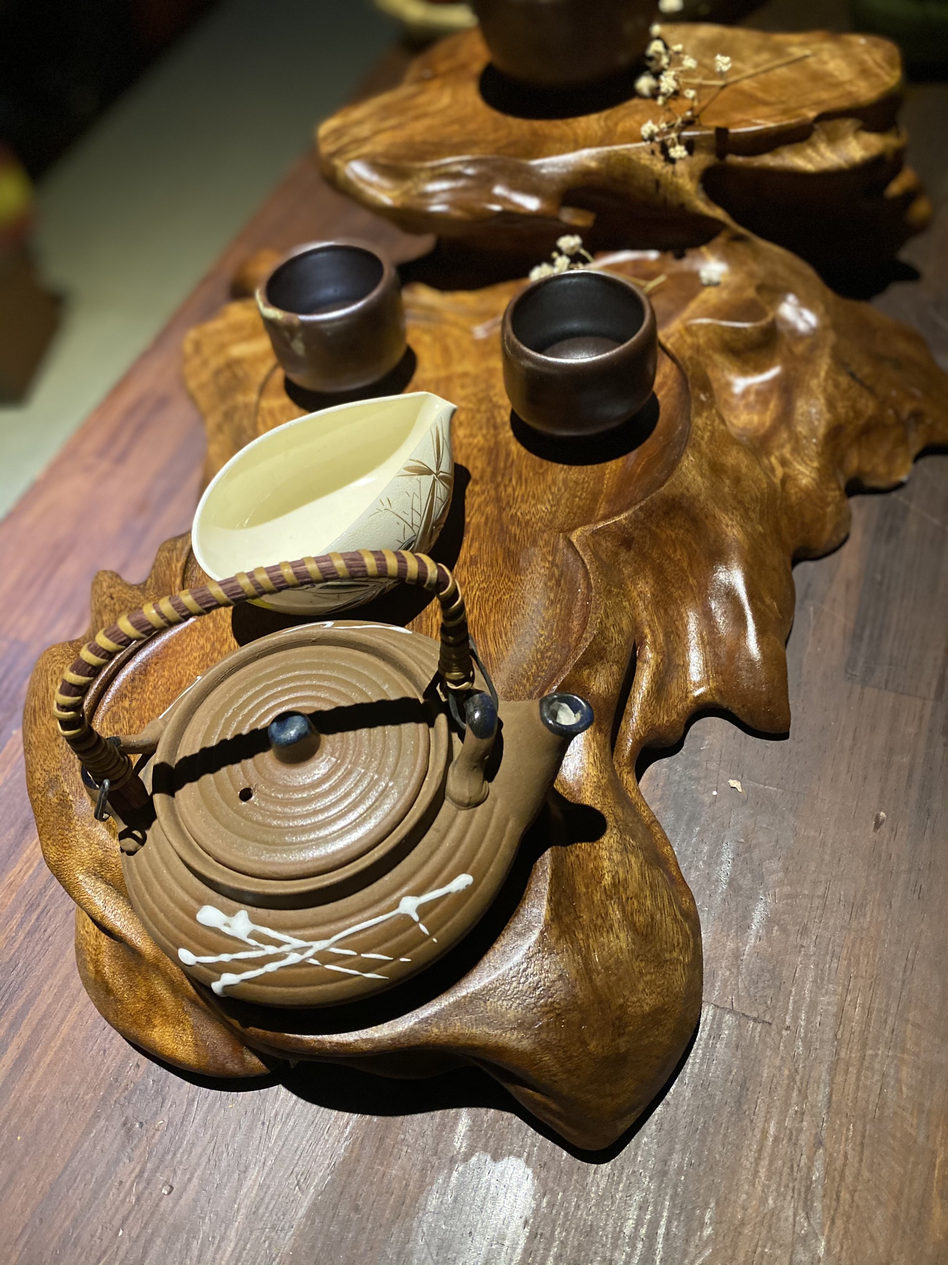 Khay Trà Gỗ Xá Xị