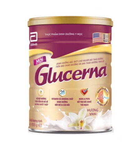 [Date 11.2025] Combo 2 lon Sữa Bột Glucerna 850g Hương Vani