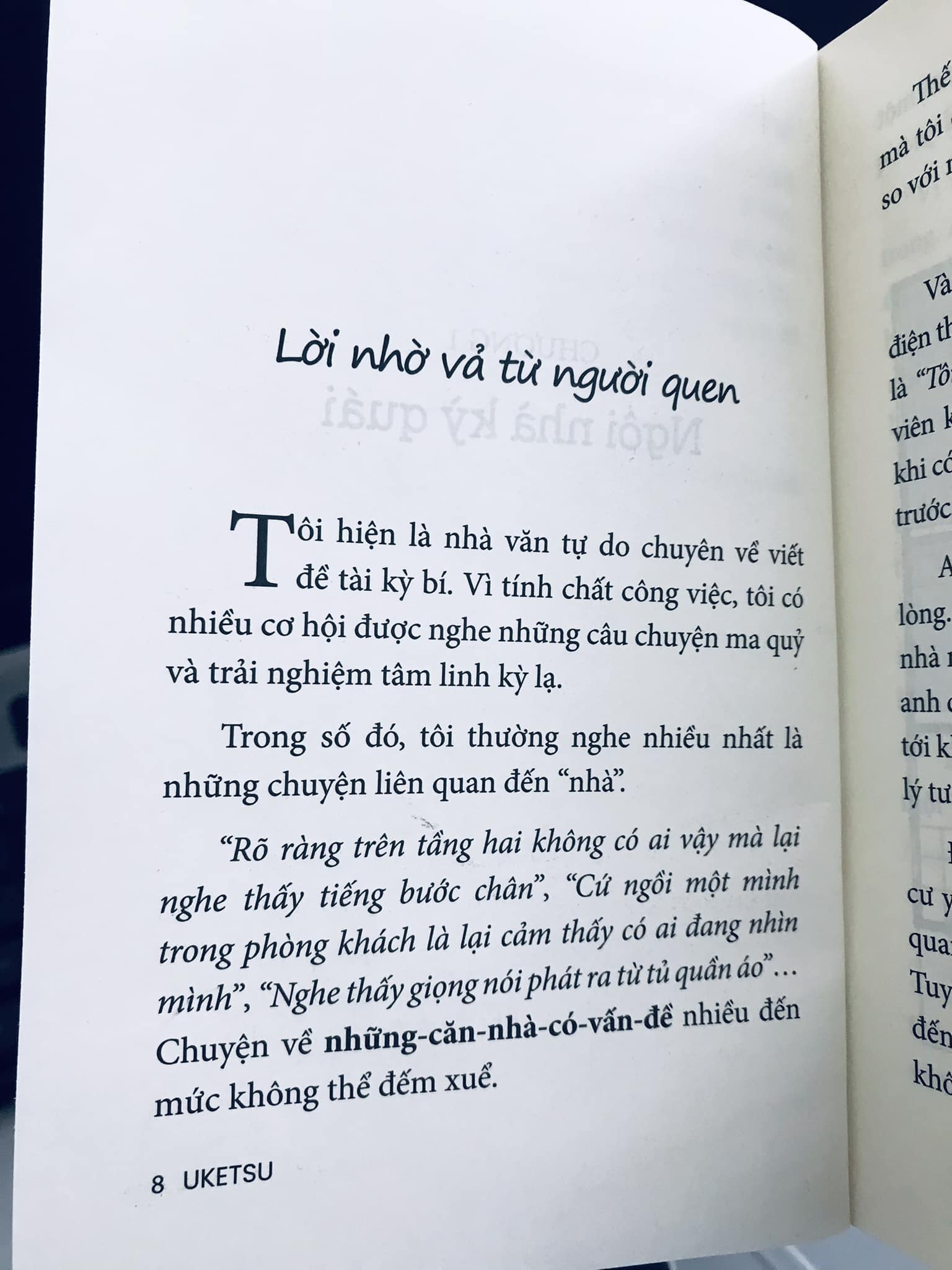 Sách - Ngôi Nhà Kỳ Quái - Uketsu