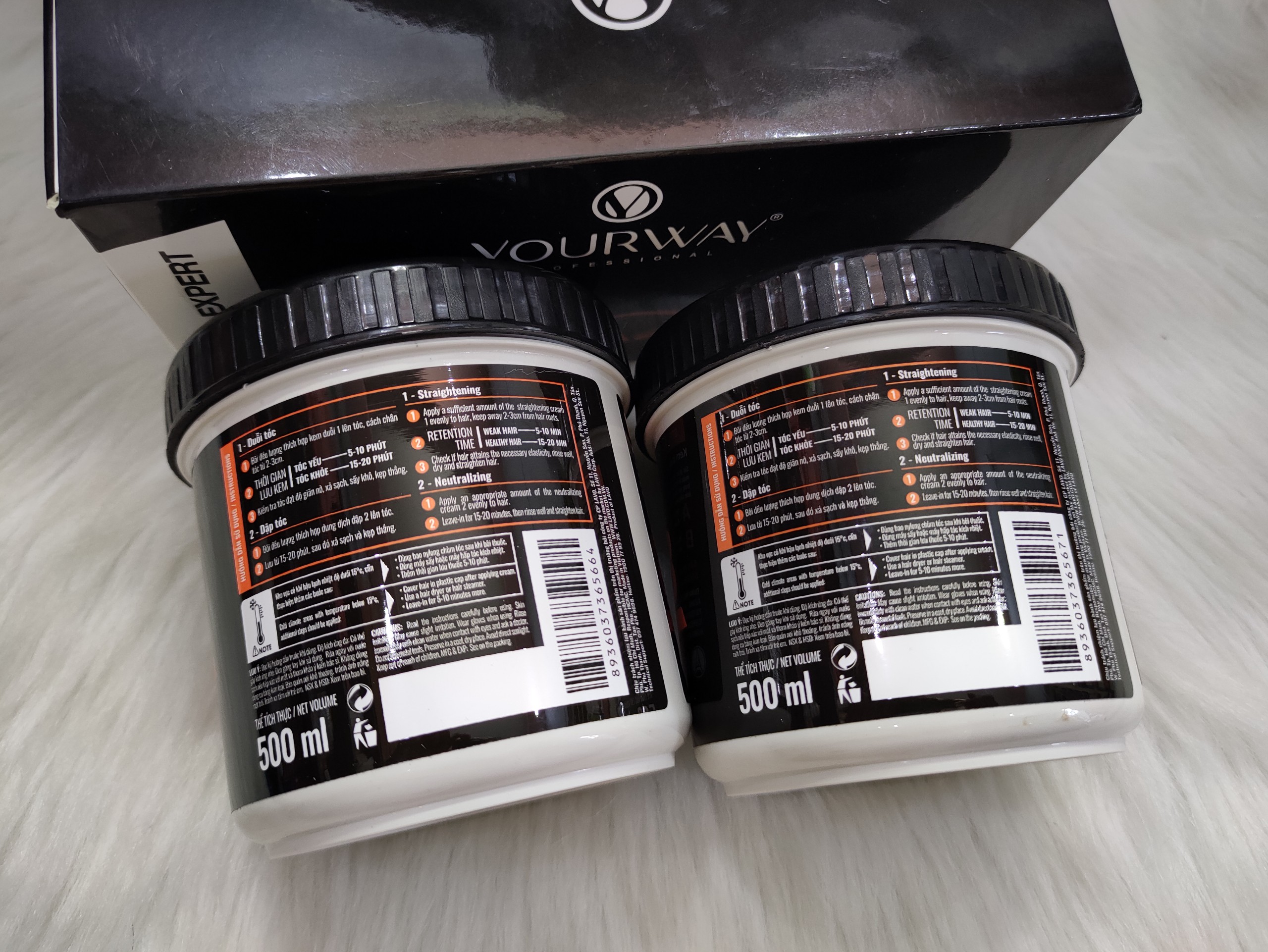 Kem duỗi tóc Yourway 500ml x2