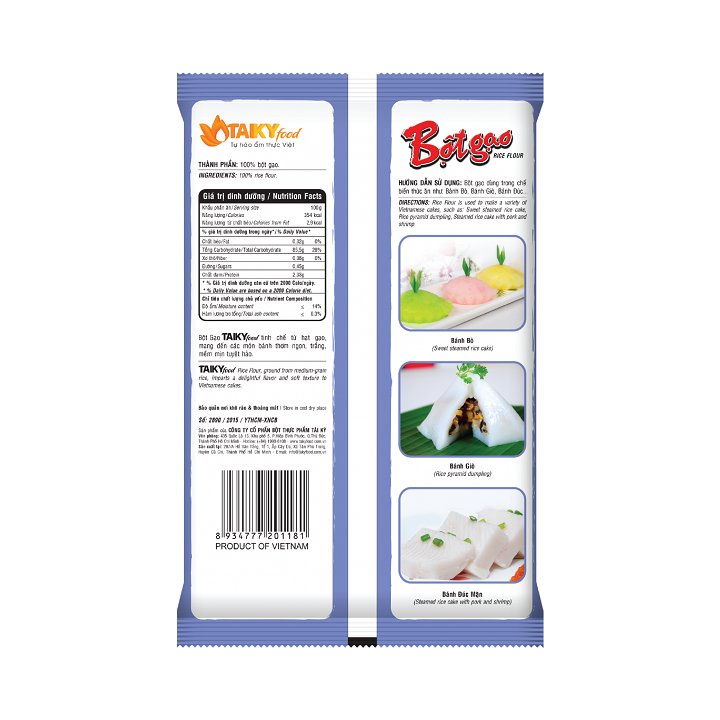 BỘT GẠO TÀI KÝ TAIKY 400G