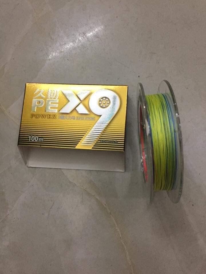 Dù PE X9 dài 100m hàng mới về ạ
