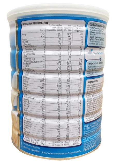 Sữa Kid Essential 800gr - Nội địa Úc
