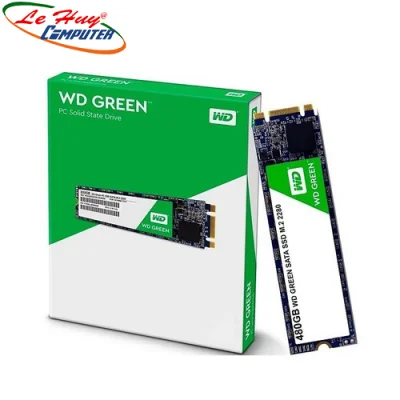Ổ cứng SSD Western Digital Green M.2 2280 Sata 480GB WDS480G2G0B - Hàng Chính Hãng