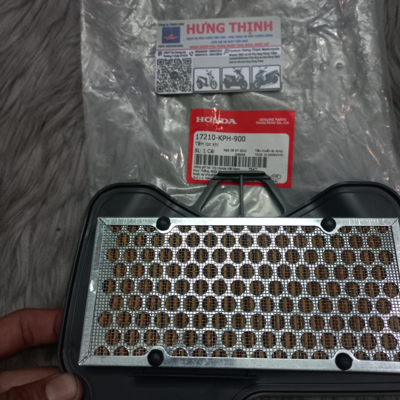 lọc gió Wave A , S , Rs , Rsx 100 , Fu 2 , Funeo ( Hàng Chính Hãng )