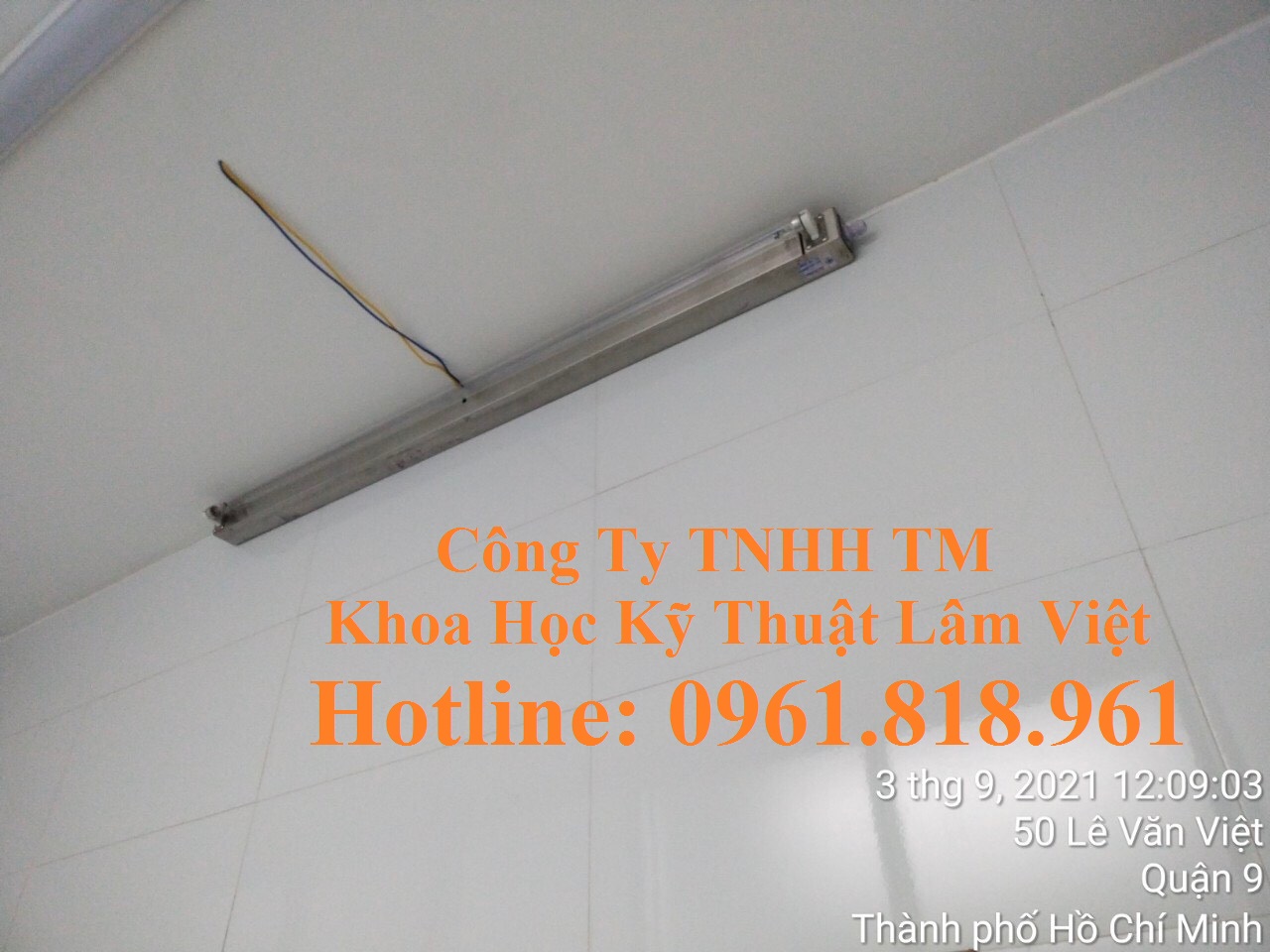 Đèn Tiệt Trùng UVC  Lắp Đặt Trần Nhà
