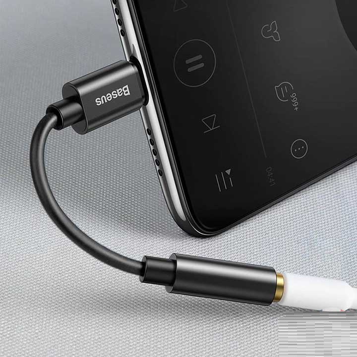 Cáp chuyển đổi Type C sang cổng 3.5mm Baseus L54 chính hãng