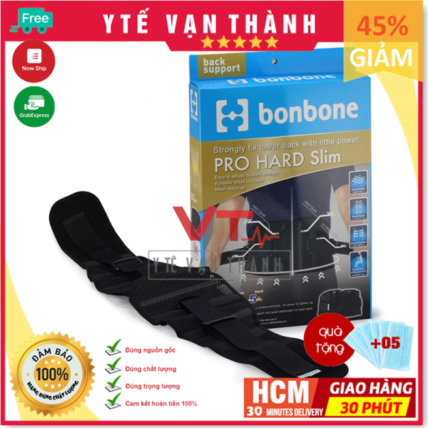 ✅ Đai Cột Sống: Bonbone Pro Hard Slim (Made in Japan) Hỗ Trợ Cột Sống, Thoát Vị Đĩa Đệm - [Y Tế Vạn Thành] - Mã SP: VT0105