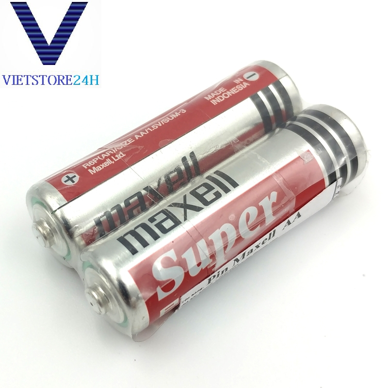 2 viên pin maxell aa