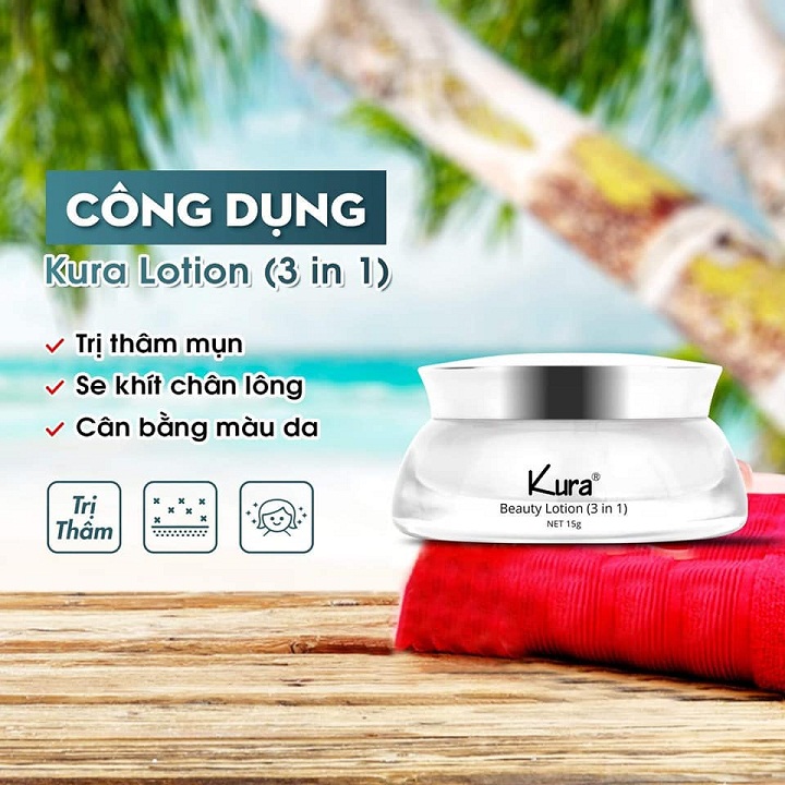 Kem dưỡng ngừa mụn Kura