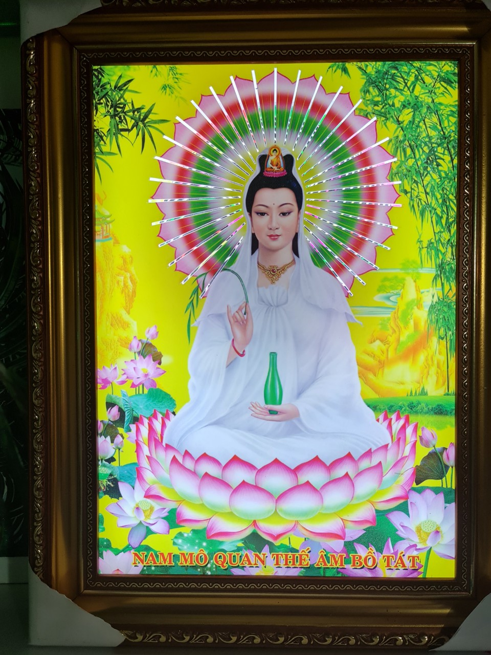 [ Tuyển sỉ ] Tranh điện Quan Âm Bồ Tát ngồi