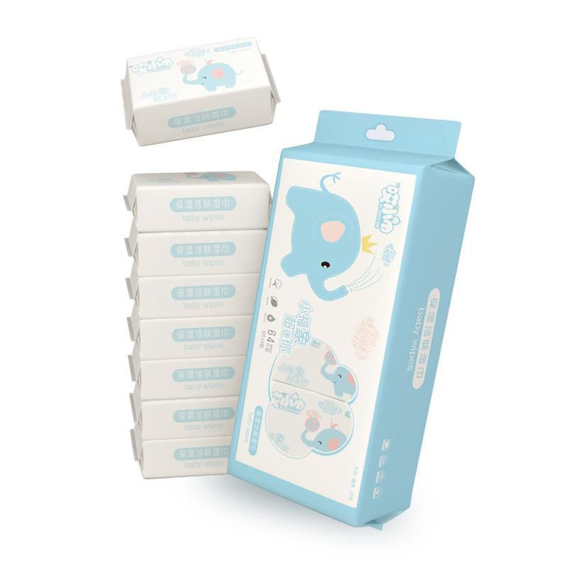 Khăn Giấy Uớt Mini Bỏ Túi Bịch 8 Gói 64 Tờ
