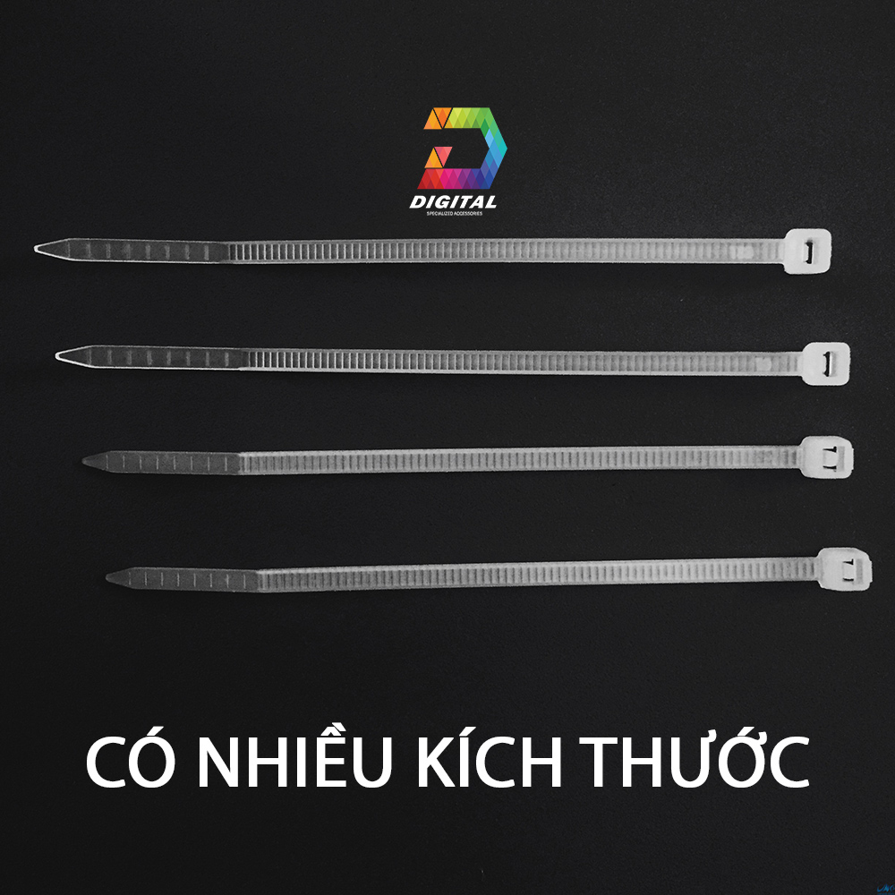 Combo 100 Dây Rút Nhựa Siêu Chắc Giá Rẻ