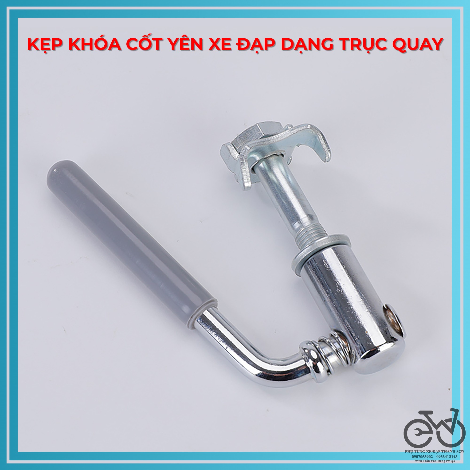 Tay Quay Tay Khóa Yên Xe Đạp