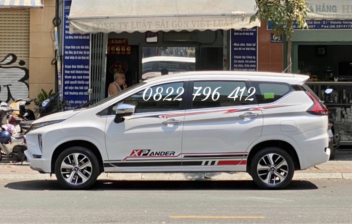 Tem dán sườn xe Xpander mẫu mới