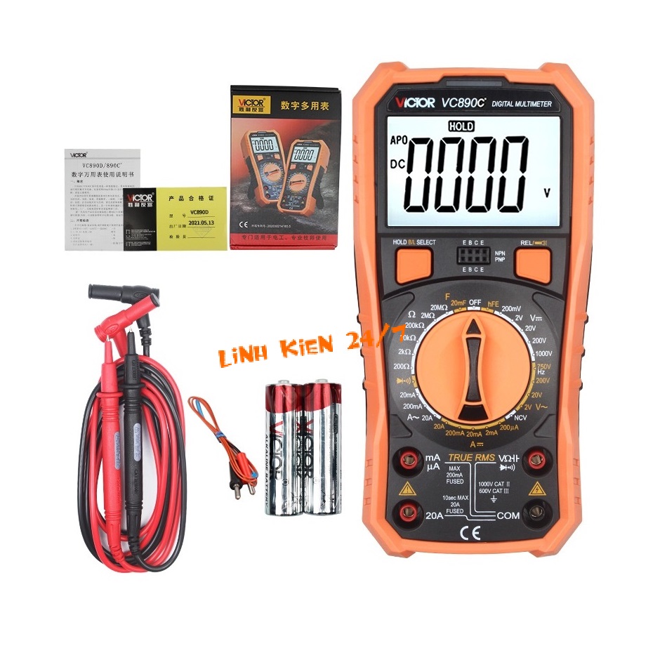 ĐỒNG HỒ VẠN NĂNG VICTOR VC890C+