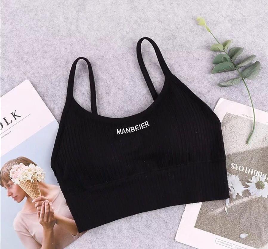 Áo Croptop Hai dây nữ có sẵn đệm ngực Mềm mại