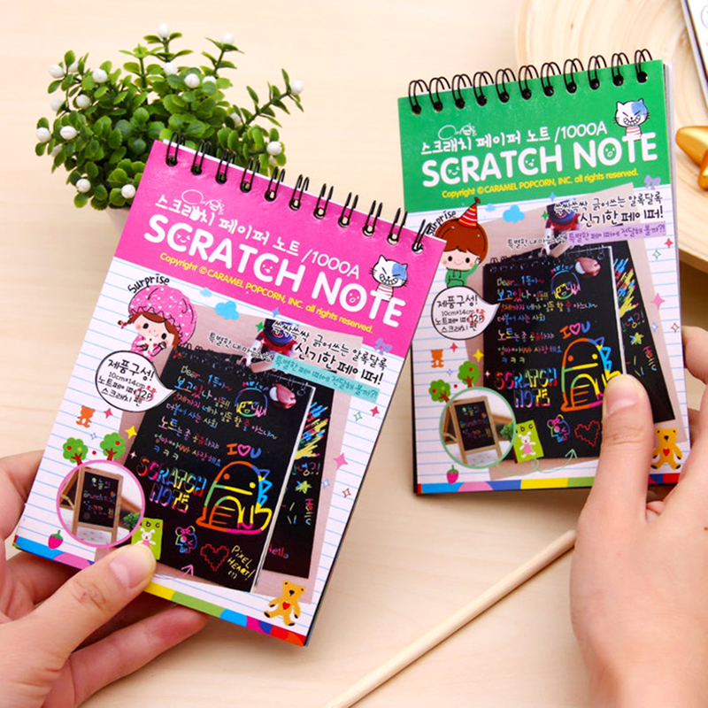 [HCM]Sổ lưu niệm Vẽ tay Hàn Quốc GRAFFITI SCRATCH doodle - KAShop