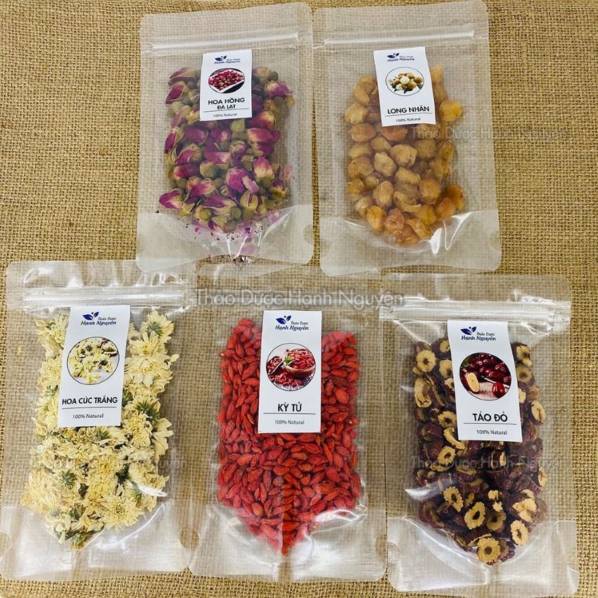 Set Trà Dưỡng Nhan 5 Vị Giúp Đẹp Da, Giữ Dáng