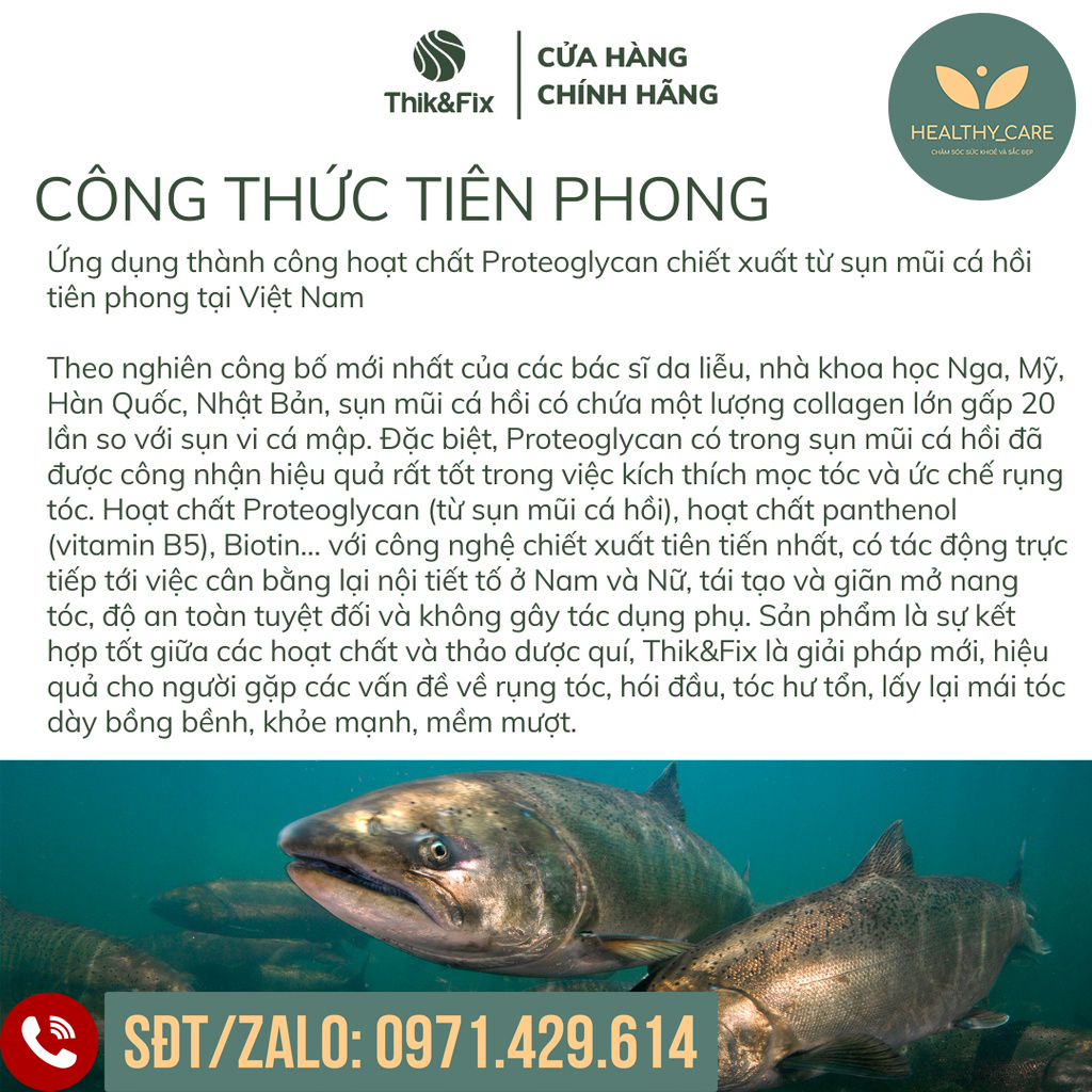 ✅ Combo 3 Hộp Cốm Uống Thik&Fix 👍 [CHÍNH HÃNG] ❤️ (H/30gói) - Bổ huyết, giảm rụng tóc, dưỡng tóc chắc khỏe