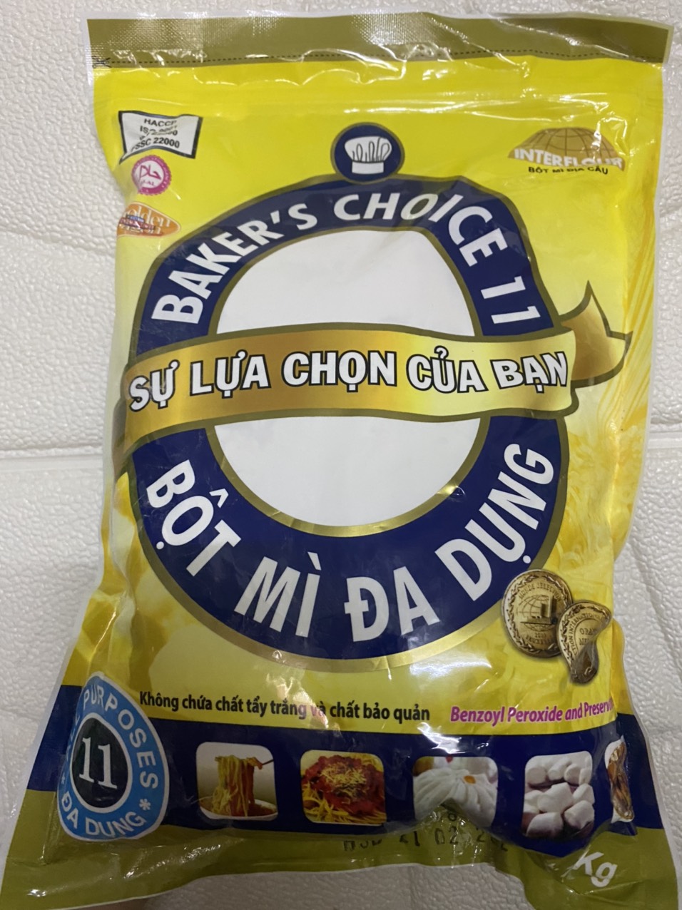 Bột mì đa dụng số 11 bakers choice túi 1kg