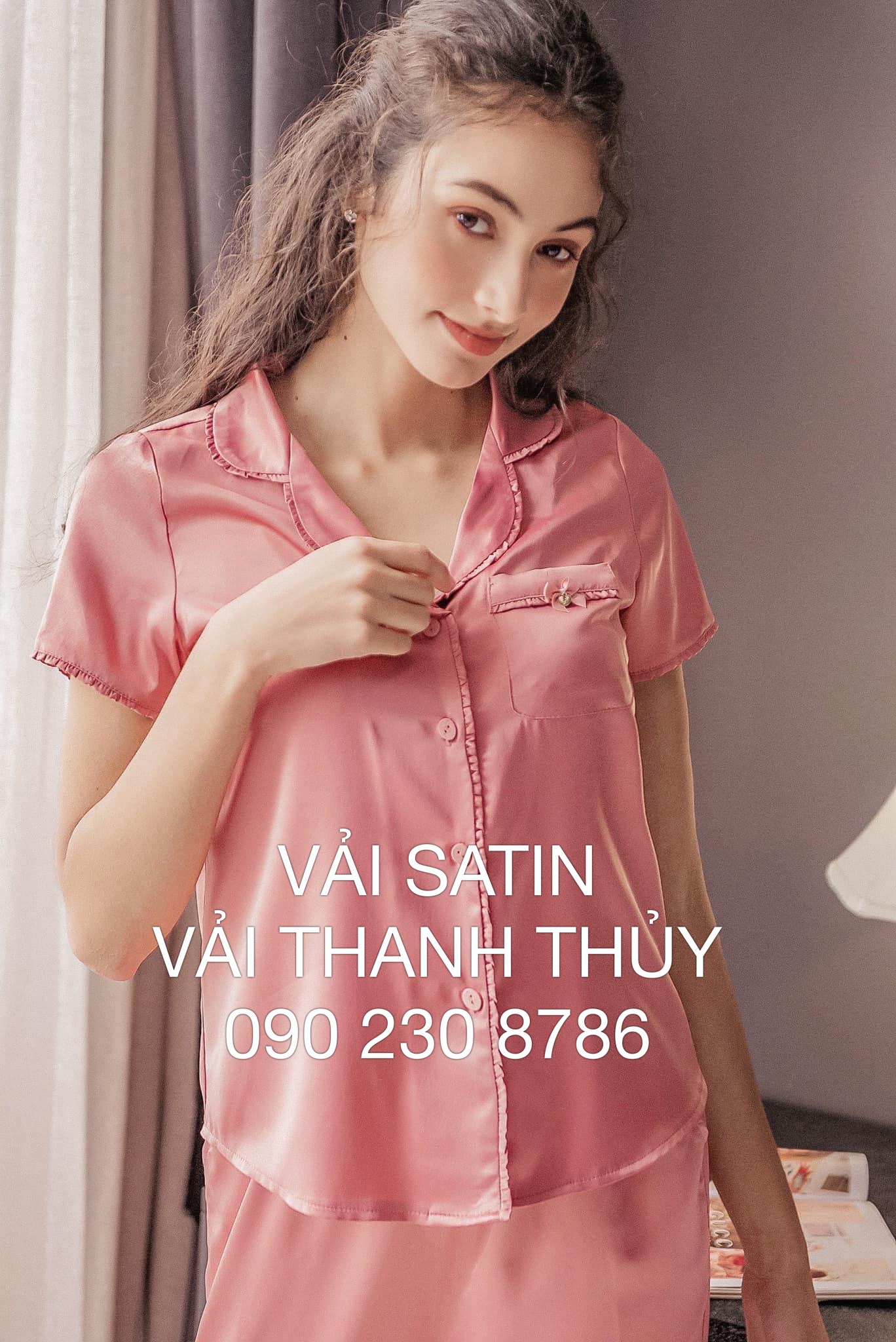 VẢI LỤA SATIN MAY ÁO DÀI - PIJAMA-DÒNG VẢI TRUNG CẤP