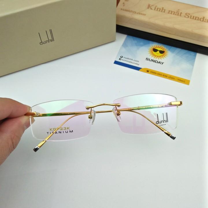 Gọng kính cận titanium mạ vàng duhil TT16