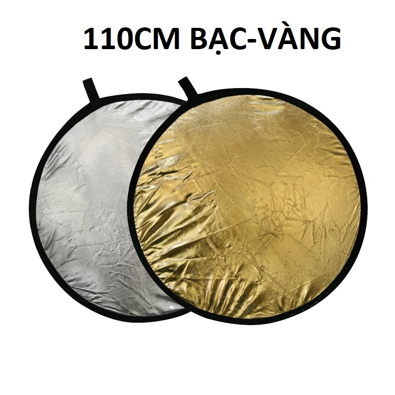 Tấm Bạt Phản Quang 2IN1SIZE Lớn Nhiều màu 110cm 80cm 60cm 30cm Tản Sáng Chụp Hình Quay Phim studio Chuyên Dụng