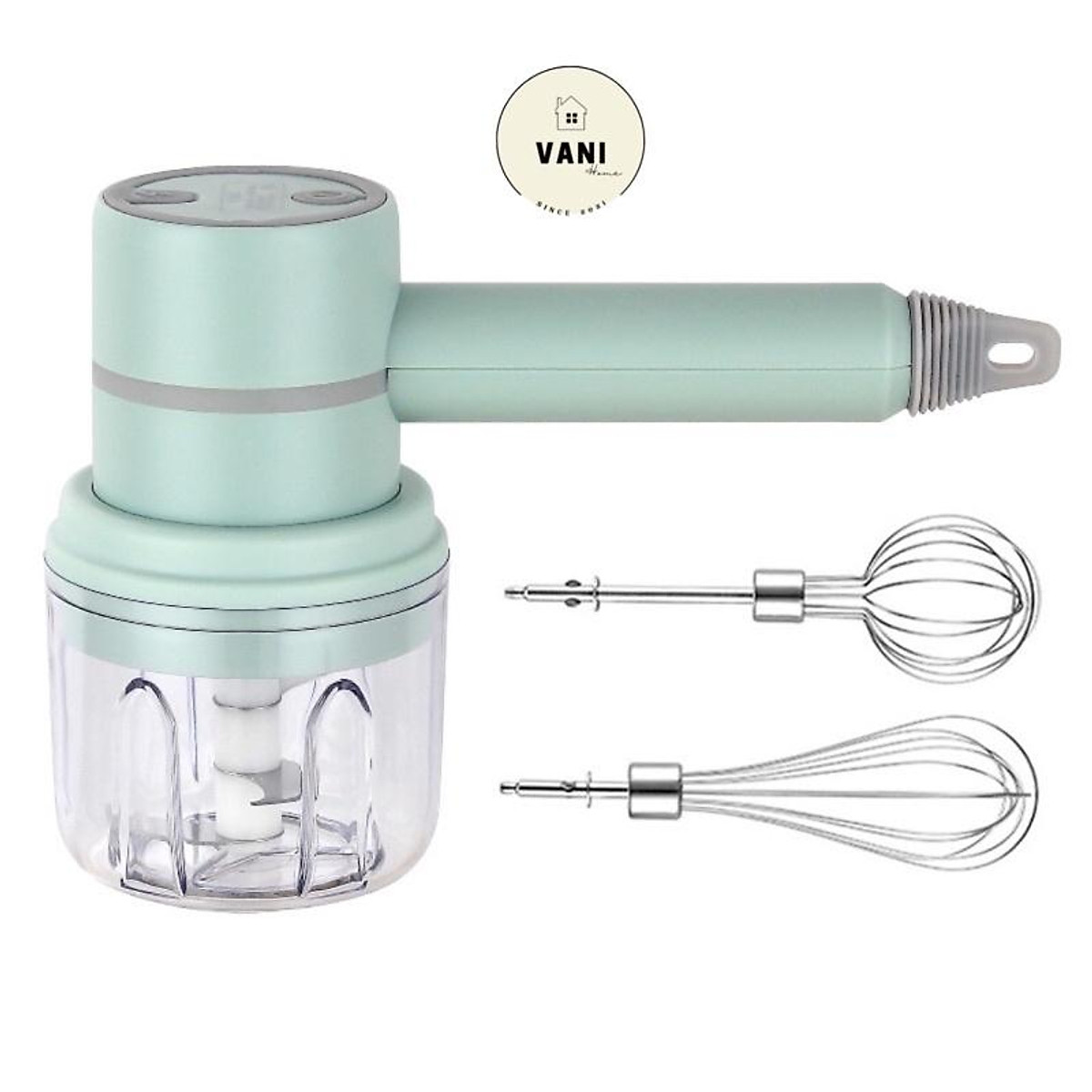 Máy Xay Thịt, Tỏi, Ớt 3in1 Đa Năng Đánh Trứng