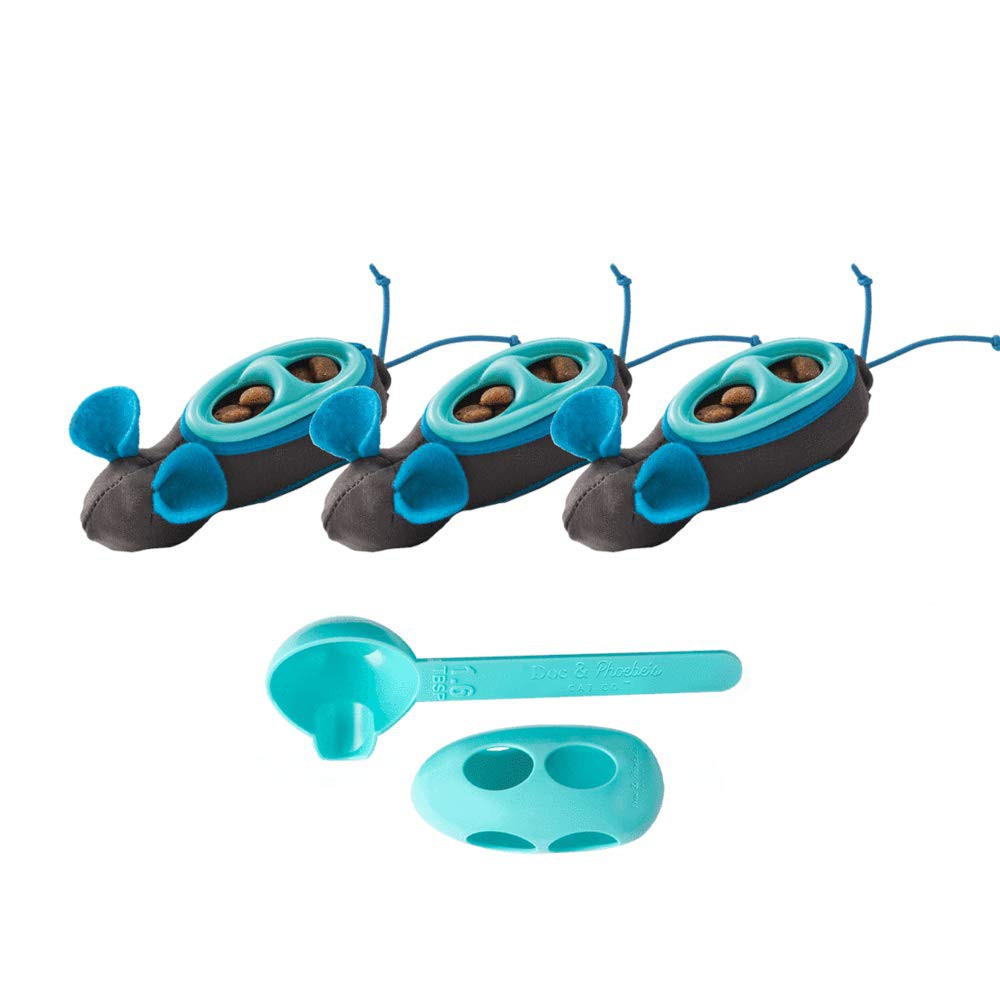 Đồ Chơi Cho Mèo Doc & Phoebe'S The Hunting Cat Feeder (3Pcs)