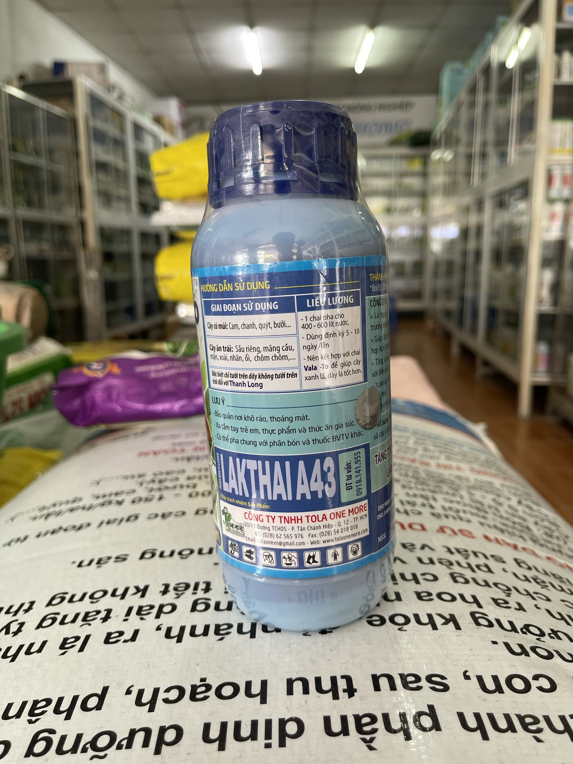 PHÂN BÓN LÁ DIỆP LỤC TỐ ( ZN - MG) GIÚP XANH LÁ, DÀY LÁ, XANH GAI, SÁNG TRÁI 500ML