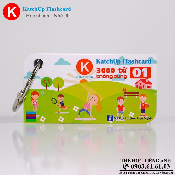 Bộ KatchUp Flashcard 3000 từ tiếng Anh A (1500 từ) – Standard