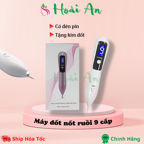 Máy đốt nốt ruồi, mụn thịt 9 cấp độ