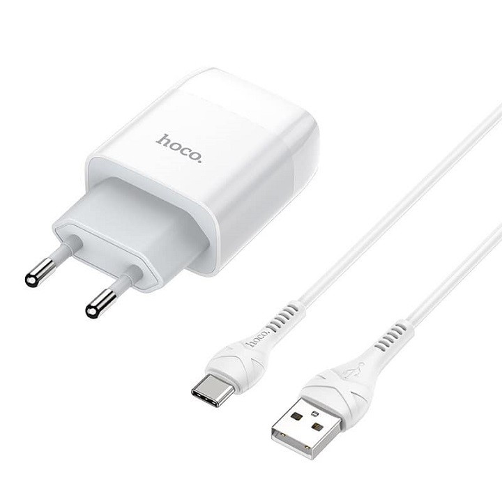 Bộ Sạc củ cáp sạc nhanh Hoco C72A Lightning
