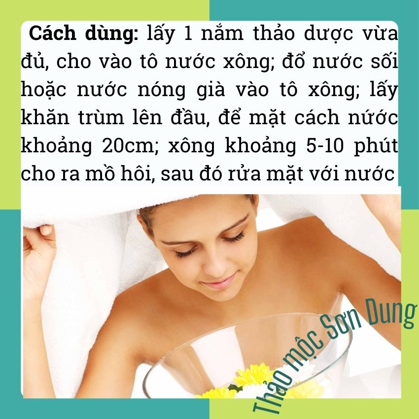 Xông Mặt Thảo Mộc, gói dùng 1 lần