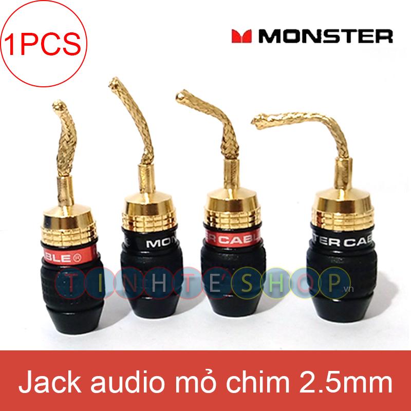 >> BÁO GIÁ CỌC LOA 3 TÁC DỤNG BẮP CHUỐI - CÀNG CUA - MỎ CHIM CHO LOA AMPLIFIER - GIẮC CẮM ÂM THANH CHO LOA AMPLI (1 CHIẾC | Shopee Lazada Sendo Tiki mới nhất 18 1 chiếc - Giắc mỏ chim mềm cắm cho Loa Amplifier gold 24K OD-4.0mm - Đầu đổi bắp chuối sang mỏ chim mềm OEM