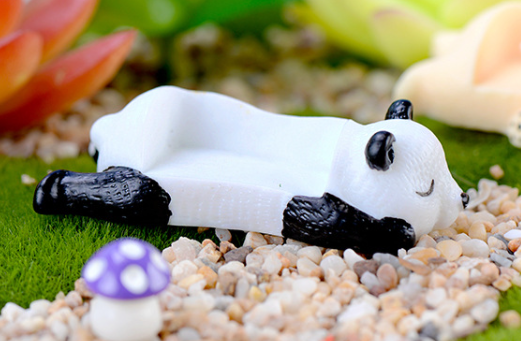 TT101- Mô hình 4 ghế dài hình thú cưng trang trí tiểu cảnh sen đá xương rồng cây để bàn