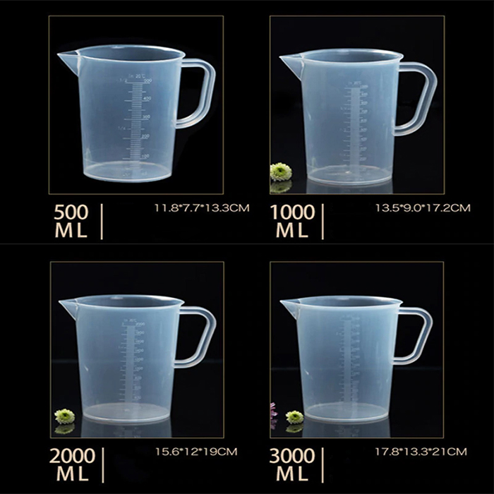 Ca đong nhựa chia định lượng 1000ml