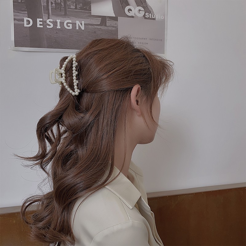 [KH ACC]Korean Style Pearl Bow Hair Clip
