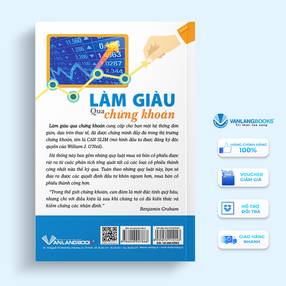 Sách - Làm Giàu Qua Chứng Khoán-Vanlangbooks