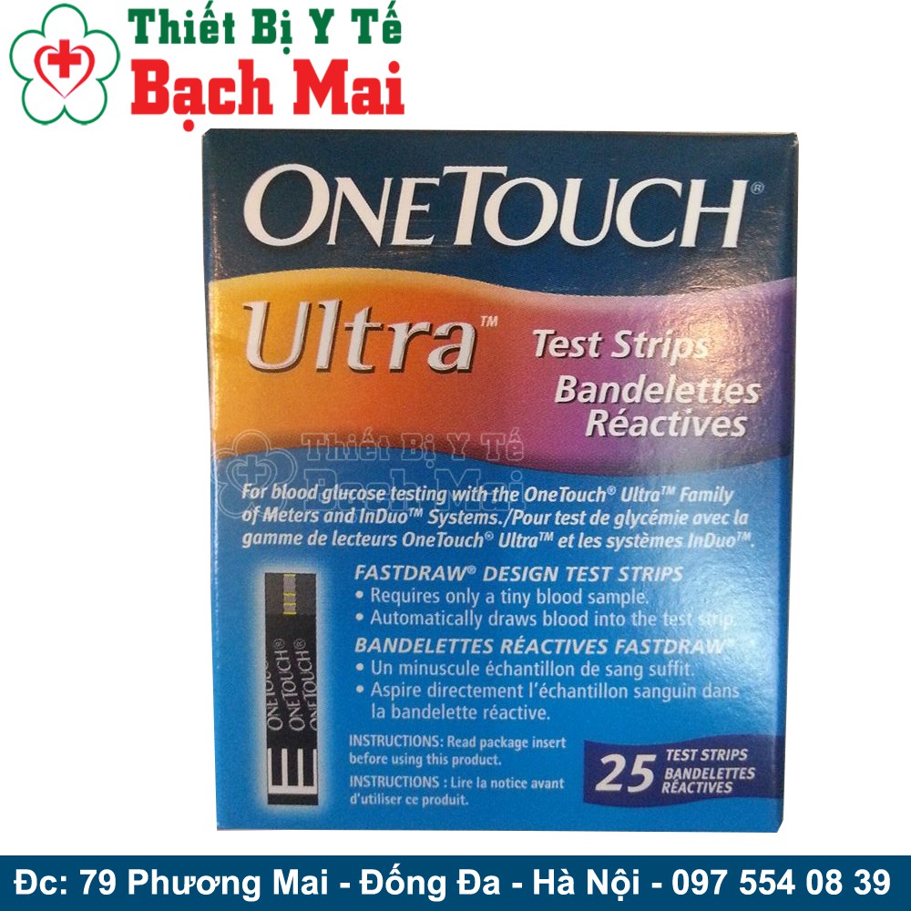 Que Thử Đường Huyết Onetouch Ultra