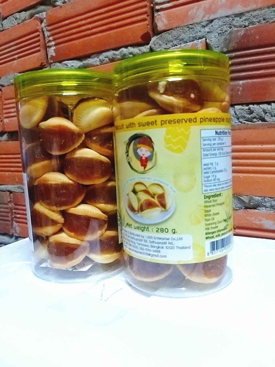 Bánh quy sò nhân dứa