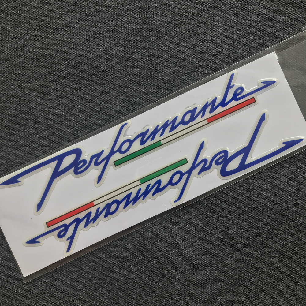 [SALES SẬP SÀN] 1 CẶP CHỮ PERFORMANTE NHỰA DẺO TRANG TRÍ XE MÁY SH VÀ NHIỀU DÒNG XE KHÁC