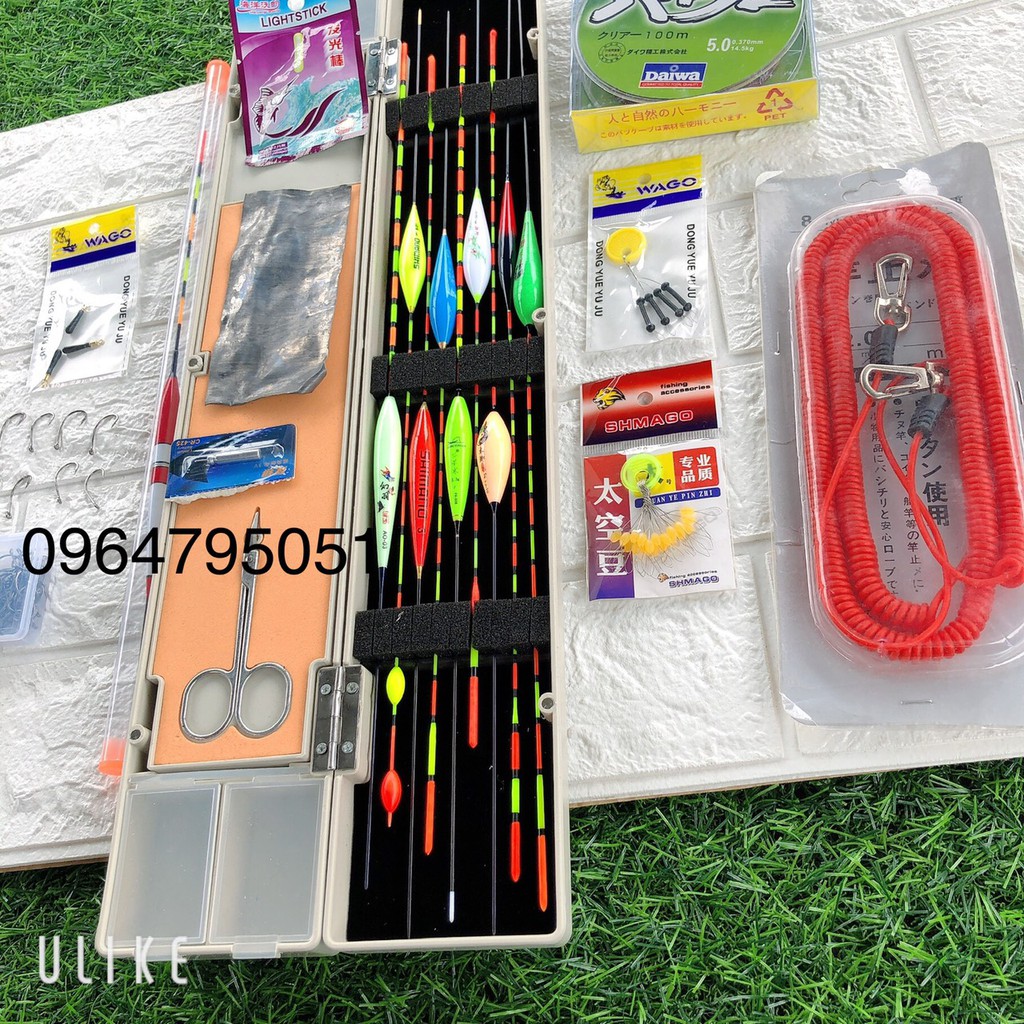 Combo phao câu đài kèm phụ kiện  (cam kết bảo hành đổi trả trong 2 tuần đầu)