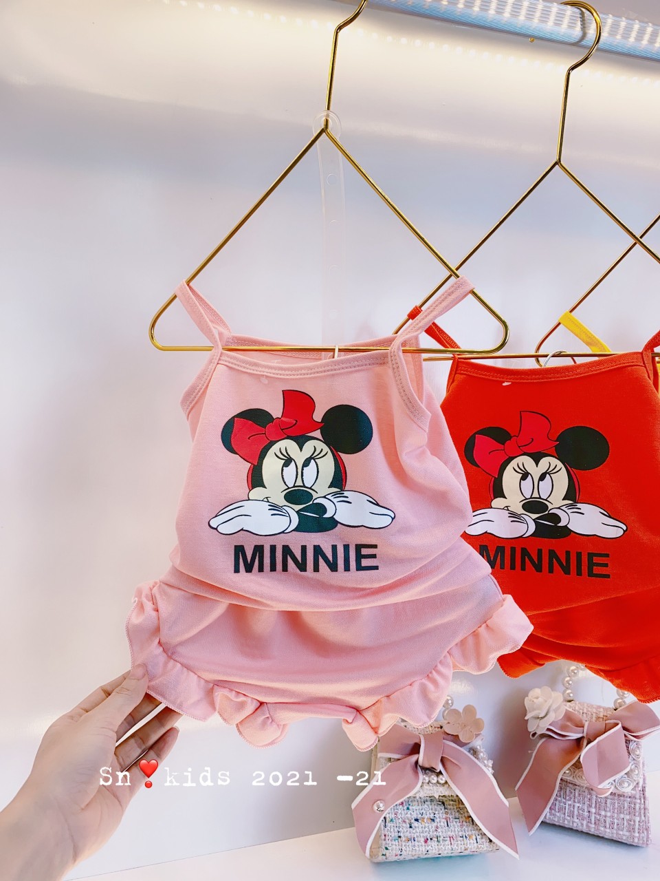 Bộ 2 dây Mickey cho bé gái