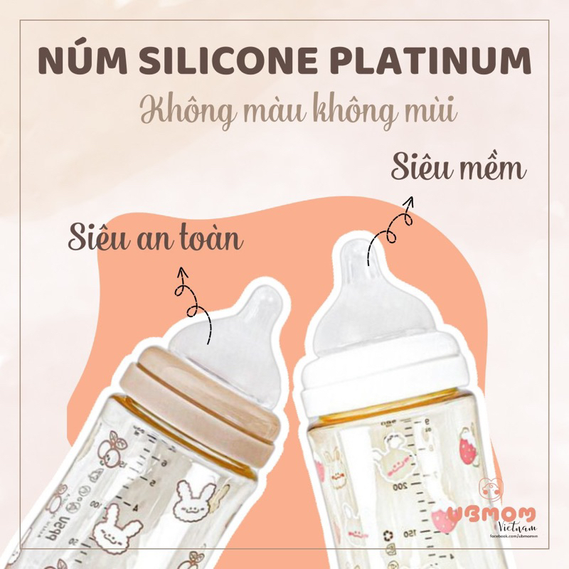 [ CHÍNH HÃNG ] BÌNH SỮA UBMOM NỘI ĐỊA HÀN 200ML/ 280ML