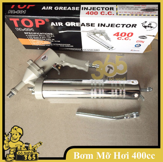 Bơm mỡ bằng hơi 400cc Top - PA-801