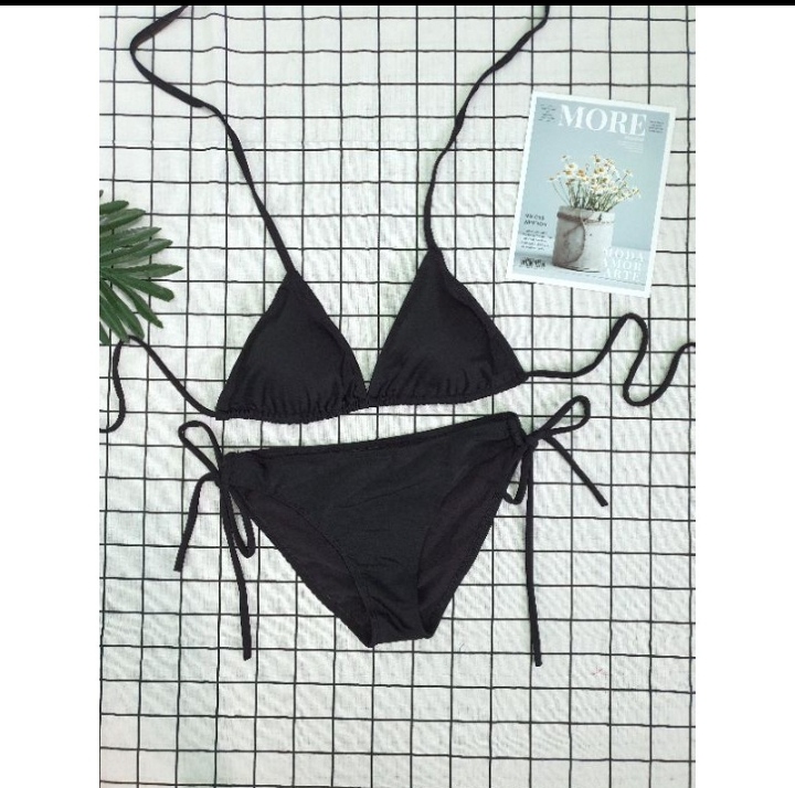 [HCM]Bikini Tam Giác Đen VATIXA BKN26 ĐEN